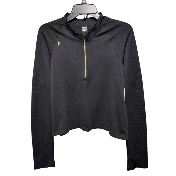 Rhone Breakaway Seamless Black Half Zip Pullover Women's Size Extra Large XL - Picture 5 of 13